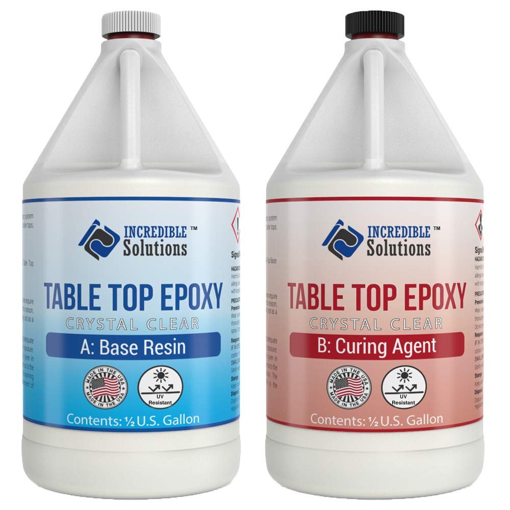 Incredible Solutions Table Top & Bar Top Epoxy Resin