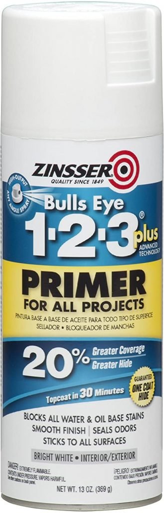 Rust-Oleum 272479 Zinsser Bulls Eye 1-2-3 Plus Spray Primer