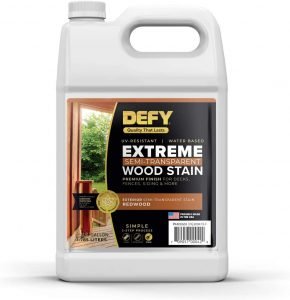 DEFY Extreme 1 Gallon Semi-Transparent Exterior Wood Stain, Redwood