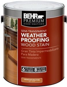 BEHR Premium 1 gal. #ST-533 Cedar Naturaltone Semi-Transparent Waterproofing Stain and Sealer